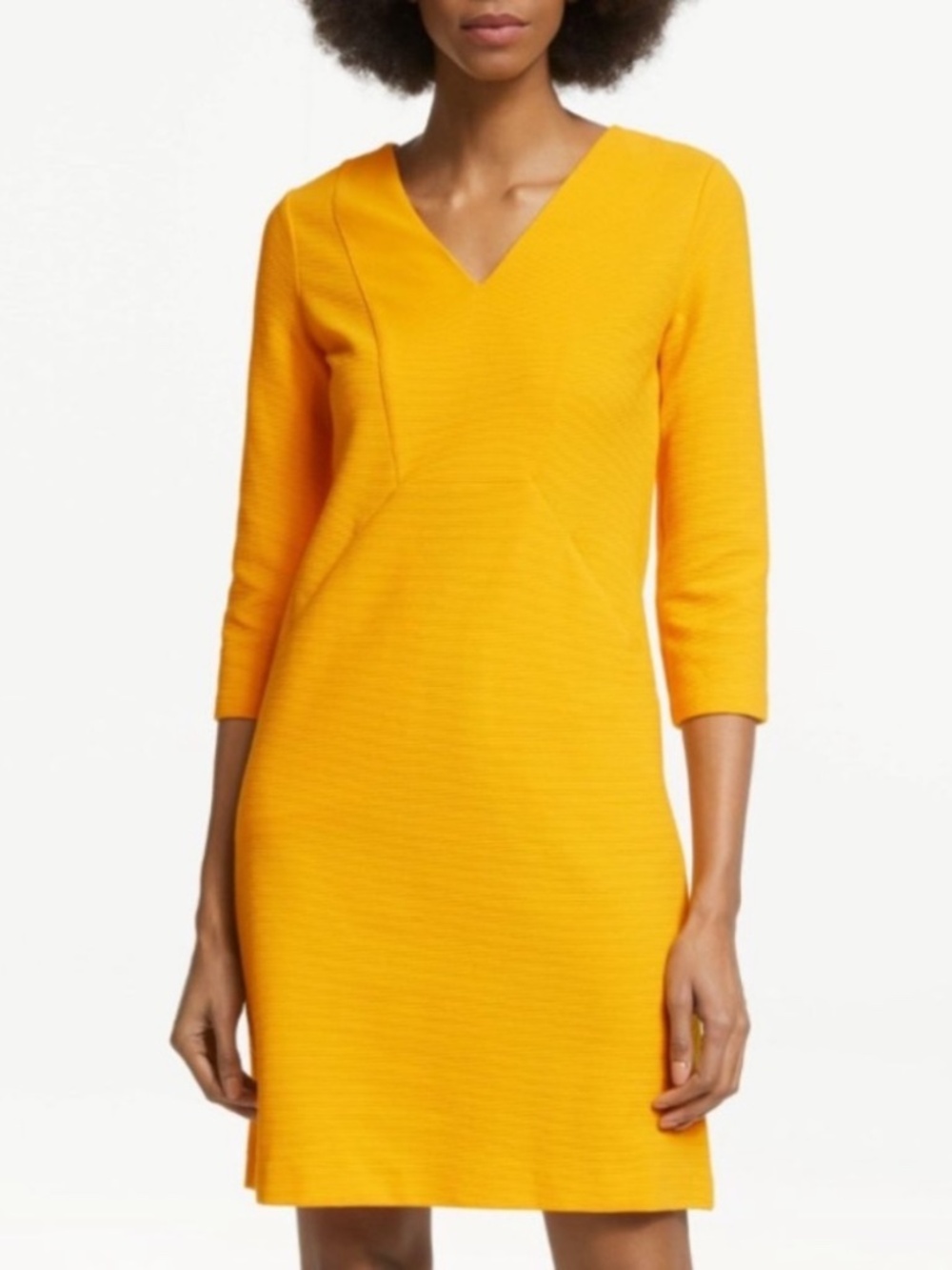 BODEN Colette Ottoman Shift Dress Canary Yellow Size 8 Women’s